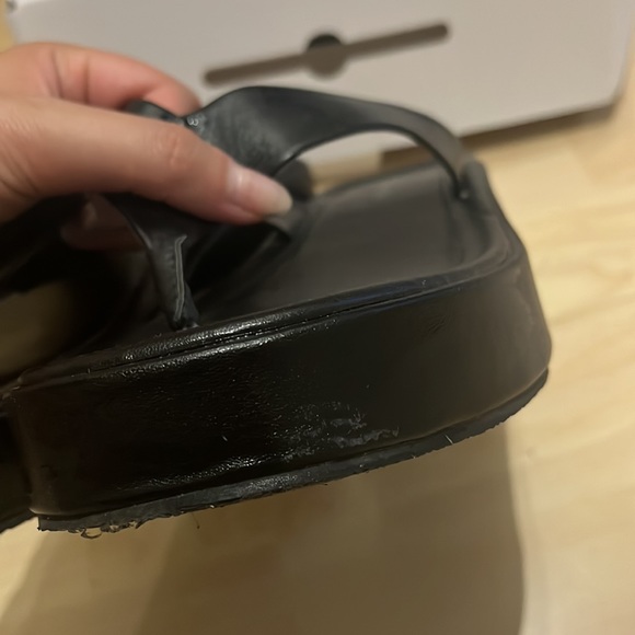 Harlow Vegan Leather Platform Sandals - Picture 5 of 7